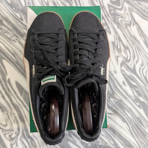 Puma Classic Suede Hemp Black and Cream Sneakers - Picture 4 of 5